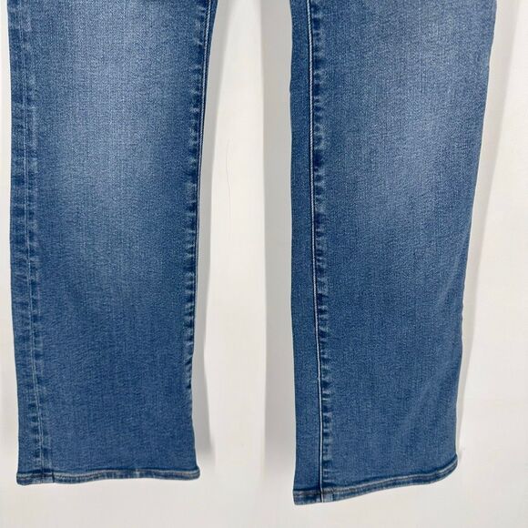 Madewell Women's Mid-Rise Cali Demi Bootcut Jeans Blue Denim Light Wash Size 24 - Picture 4 of 14